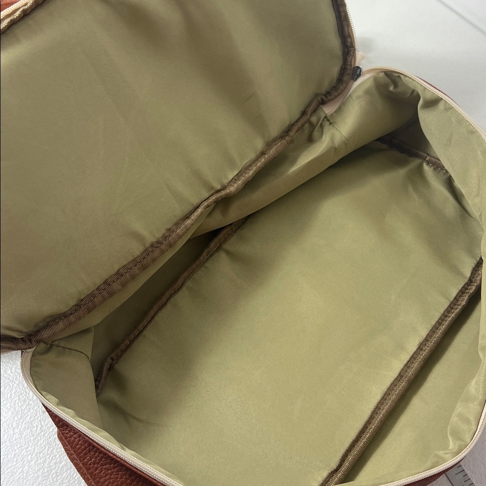 Graf Lantz Weekender Bag Tote Bag Cream & Brown - Picture 10 of 10